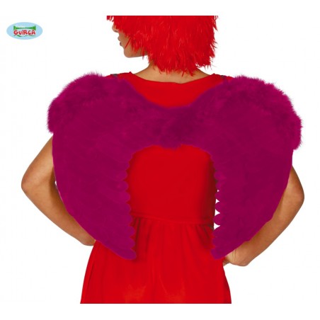 ALAS PLUMA FUCSIA 60 X 45 CMS.